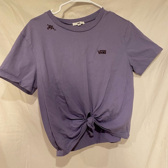 Lilac purple vans cropped tee - Picture 1 of 3
